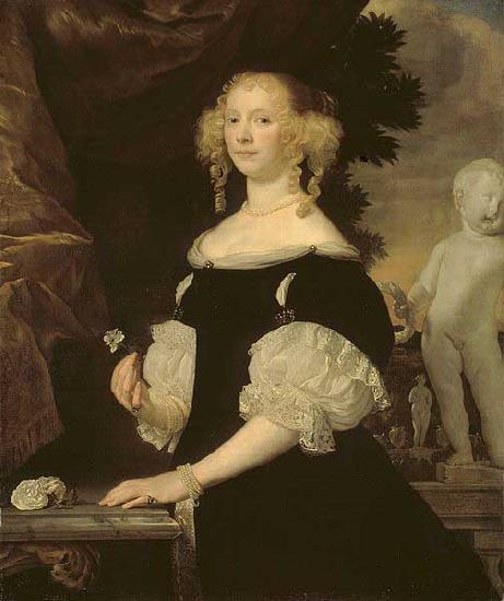 Abraham van den Tempel Portrait of a Woman oil painting image